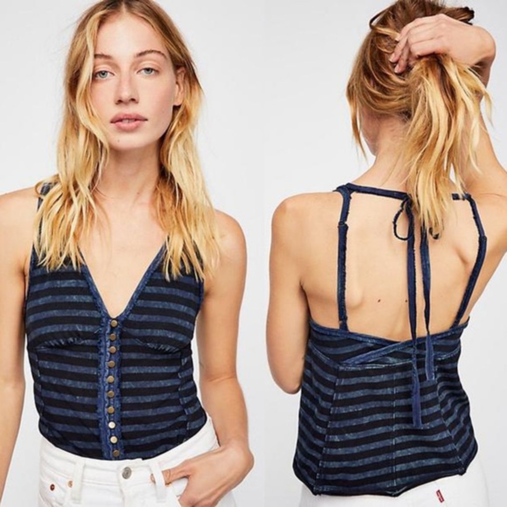 NWT Free People Mylo Stipe Tank ✨